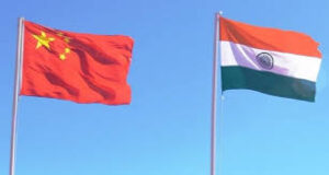 india china flags